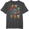 imageMarvel Avengers Christmas Gingerbread Wishing Sweet Holiday TShirtDark Heather Grey