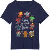 imageMarvel Avengers Christmas Gingerbread Wishing Sweet Holiday TShirtNavy Blue
