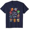 imageMarvel Avengers Christmas Gingerbread Wishing Sweet Holiday TShirtNavy Blue