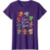 imageMarvel Avengers Christmas Gingerbread Wishing Sweet Holiday TShirtPurple