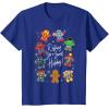 imageMarvel Avengers Christmas Gingerbread Wishing Sweet Holiday TShirtRoyal Blue
