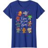 imageMarvel Avengers Christmas Gingerbread Wishing Sweet Holiday TShirtRoyal Blue