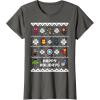imageMarvel Avengers Christmas Sweater Happy Holidays TShirtAsphalt Grey