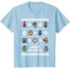 imageMarvel Avengers Christmas Sweater Happy Holidays TShirtBaby Blue