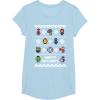 imageMarvel Avengers Christmas Sweater Happy Holidays TShirtBaby Blue