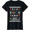 imageMarvel Avengers Christmas Sweater Happy Holidays TShirtBlack
