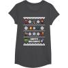 imageMarvel Avengers Christmas Sweater Happy Holidays TShirtDark Heather Grey