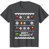imageMarvel Avengers Christmas Sweater Happy Holidays TShirtDark Heather Grey