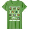 imageMarvel Avengers Christmas Sweater Happy Holidays TShirtGrass Green