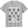 imageMarvel Avengers Christmas Sweater Happy Holidays TShirtHeather Grey