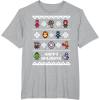 imageMarvel Avengers Christmas Sweater Happy Holidays TShirtHeather Grey