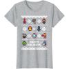 imageMarvel Avengers Christmas Sweater Happy Holidays TShirtHeather Grey