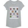 imageMarvel Avengers Christmas Sweater Happy Holidays TShirtHeather Grey