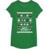imageMarvel Avengers Christmas Sweater Happy Holidays TShirtKelly Green