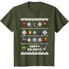 imageMarvel Avengers Christmas Sweater Happy Holidays TShirtOlive Green