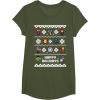 imageMarvel Avengers Christmas Sweater Happy Holidays TShirtOlive Green