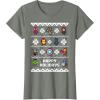 imageMarvel Avengers Christmas Sweater Happy Holidays TShirtOlive Heather