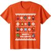 imageMarvel Avengers Christmas Sweater Happy Holidays TShirtOrange