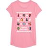 imageMarvel Avengers Christmas Sweater Happy Holidays TShirtPink