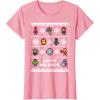 imageMarvel Avengers Christmas Sweater Happy Holidays TShirtPink