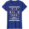 imageMarvel Avengers Christmas Sweater Happy Holidays TShirtRoyal Blue