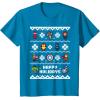 imageMarvel Avengers Christmas Sweater Happy Holidays TShirtSapphire Blue