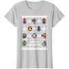 imageMarvel Avengers Christmas Sweater Happy Holidays TShirtSilver Grey