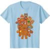 imageMarvel Avengers Gingerbread Cookies Christmas TShirtBaby Blue