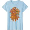 imageMarvel Avengers Gingerbread Cookies Christmas TShirtBaby Blue