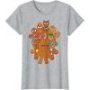 imageMarvel Avengers Gingerbread Cookies Christmas TShirtHeather Grey