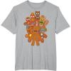 imageMarvel Avengers Gingerbread Cookies Christmas TShirtHeather Grey