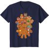 imageMarvel Avengers Gingerbread Cookies Christmas TShirtNavy Blue