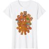 imageMarvel Avengers Gingerbread Cookies Christmas TShirtWhite