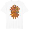 imageMarvel Avengers Gingerbread Cookies Christmas TShirtWhite