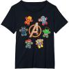 imageMarvel Avengers Holiday Christmas Gingerbread People ampamp Logo TShirtBlack