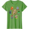 imageMarvel Avengers Holiday Christmas Gingerbread People ampamp Logo TShirtGrass Green