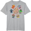 imageMarvel Avengers Holiday Christmas Gingerbread People ampamp Logo TShirtHeather Grey