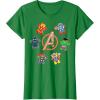 imageMarvel Avengers Holiday Christmas Gingerbread People ampamp Logo TShirtKelly Green