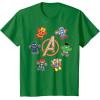 imageMarvel Avengers Holiday Christmas Gingerbread People ampamp Logo TShirtKelly Green