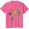 imageMarvel Avengers Holiday Christmas Gingerbread People ampamp Logo TShirtPink Heather