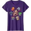 imageMarvel Avengers Holiday Christmas Gingerbread People ampamp Logo TShirtPurple