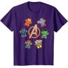 imageMarvel Avengers Holiday Christmas Gingerbread People ampamp Logo TShirtPurple