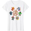 imageMarvel Avengers Holiday Christmas Gingerbread People ampamp Logo TShirtWhite