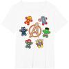 imageMarvel Avengers Holiday Christmas Gingerbread People ampamp Logo TShirtWhite