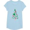 imageMarvel Avengers and Guardians of the Galaxy Christmas Tree Short Sleeve TShirtBaby Blue