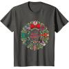 imageMarvel Christmas Avengers Nutcrackers Wreath Heroic Holidays TShirtAsphalt Grey