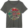 imageMarvel Christmas Avengers Nutcrackers Wreath Heroic Holidays TShirtAsphalt Grey