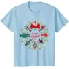 imageMarvel Christmas Avengers Nutcrackers Wreath Heroic Holidays TShirtBaby Blue