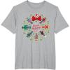 imageMarvel Christmas Avengers Nutcrackers Wreath Heroic Holidays TShirtHeather Grey