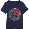 imageMarvel Christmas Avengers Nutcrackers Wreath Heroic Holidays TShirtNavy Blue